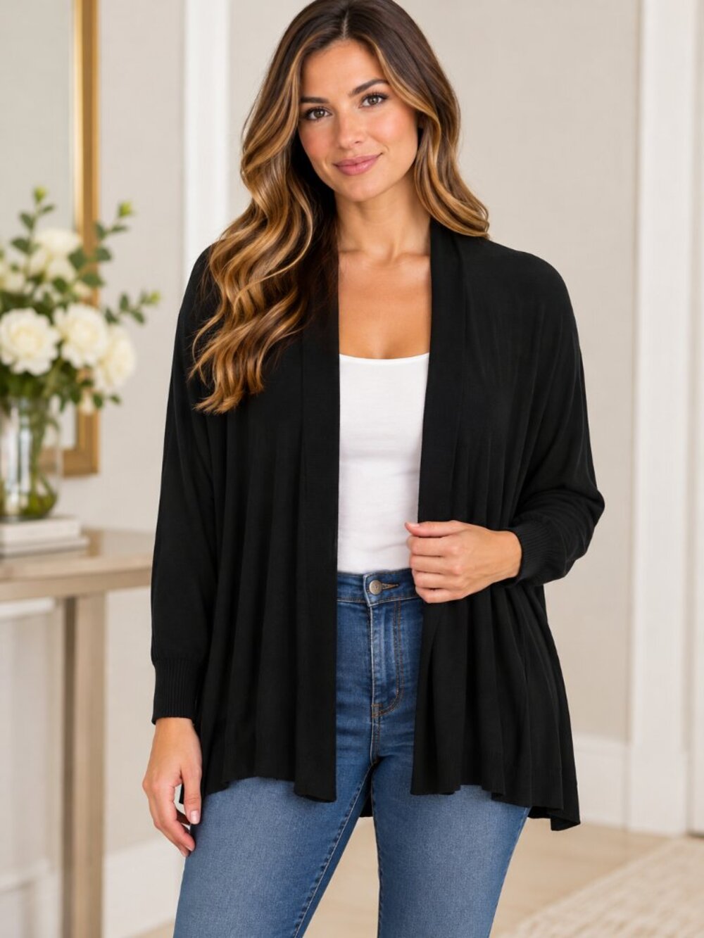 Liz Claiborne Black Cardigan
